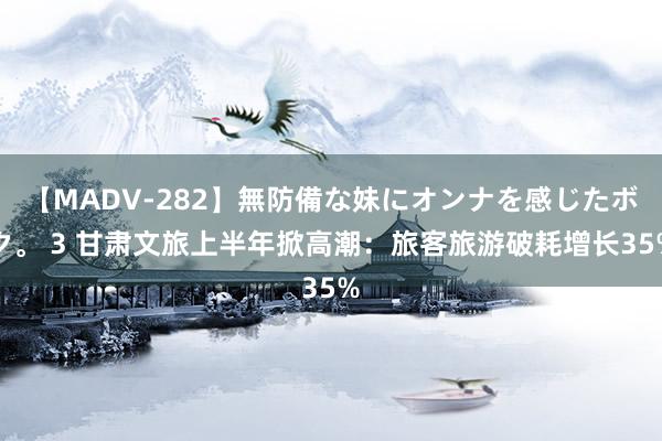 【MADV-282】無防備な妹にオンナを感じたボク。 3 甘肃文旅上半年掀高潮：旅客旅游破耗增长35%