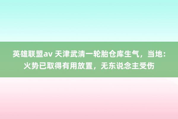 英雄联盟av 天津武清一轮胎仓库生气，当地：火势已取得有用放置，无东说念主受伤