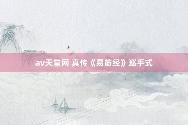 av天堂网 真传《易筋经》巡手式