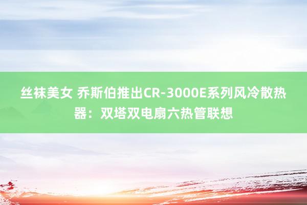 丝袜美女 乔斯伯推出CR-3000E系列风冷散热器：双塔双电扇六热管联想